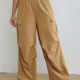 Next One Women Baggy Fit Parachute Trousers-picture-26