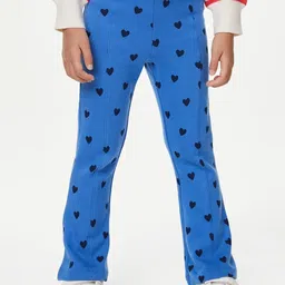 Marks & Spencer Girls Printed Flared Leggings-picture-15