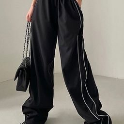 LULU & SKY Women Straight Fit High-Rise Trousers-picture-33