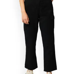 Kraus Jeans Women Skinny Fit High-Rise Regular Trousers-image-56