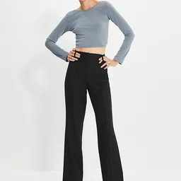 Trendyol Women Black Trousers-picture-45