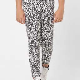 KIDS ONLY Girls White Animal Printed Skinny Fit Trouser-picture-22