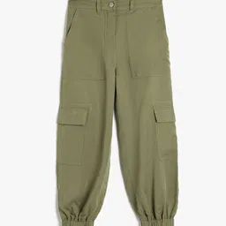 Koton Girls High-Rise Joggers Trousers-image-51