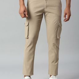 Dennis Lingo Men Tapered Fit Cargos Trousers-picture-15