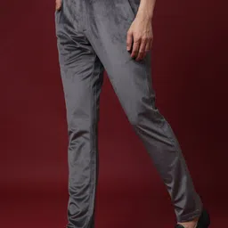 RARE RABBIT Men Ozzy Mid-Rise Slim Fit Cotton Trouser image 5