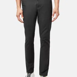 BYFORD by Pantaloons Men Solid Cotton Slim Fit Trousers-picture-26