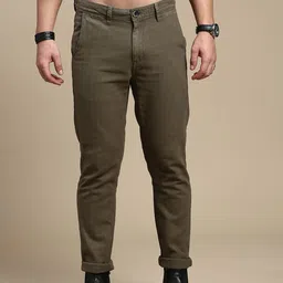 The Roadster Lifestyle Co. Men Brown Relaxed Slim-Fit Mid-Rise Chinos-picture-39