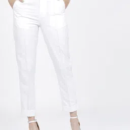 Tokyo Talkies Women Tapered Fit Easy Wash Cigarette Trousers-picture-26