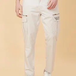 Being Human Men Slim Fit Mid-Rise Cargos-image-63