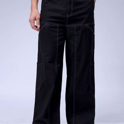 The Indian Garage Co Men Loose Fit Cargos Trousers-picture-6