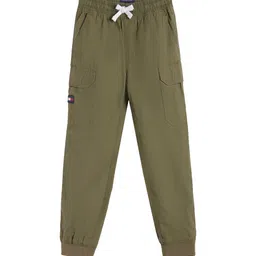 Tommy Hilfiger Boys Pure Cotton Cargos Trousers-picture-29