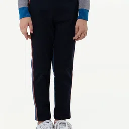One Friday Boys Classic Mid Rise Cotton Trousers-image-48