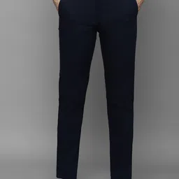 Louis Philippe Sport Men Tapered Fit Flat Front Chinos Trousers-picture-42