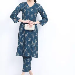 KETCH Ethnic Motifs Printed Regular Kurta With Trousers-image-20