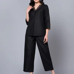 Bani Women V-Neck Tunic with Trousers image 1