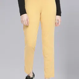 Dollar Missy Women Mid-Rise Relaxed Tapered Fit Wrinkle Free Trousers-picture-39