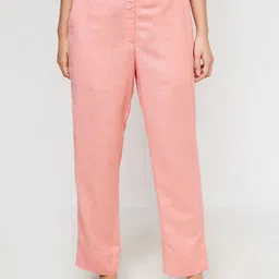 Global Desi Women Straight Fit Parallel Trousers-image-5