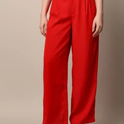 ONLY Women Loose Fit High-Rise Pleated Trousers-picture-32