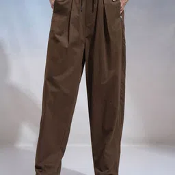 Street By Tokyo Talkies Women Pleated Trousers-image-69