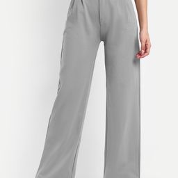 Next One Women Smart Loose Fit High-Rise Easy Wash Pleated Stretchable Formal Trouser-picture-17