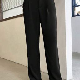 BROADSTAR Men Smart Loose Fit Easy Wash Pleated Trousers-picture-12