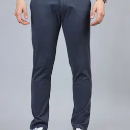 Bushirt Men Smart Slim Fit Easy Wash Pure Cotton Chinos Trousers-image-69