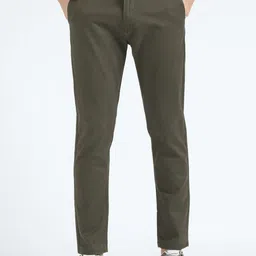 Flying Machine Men Straight Fit Mid-Rise Plain Cotton Chinos-picture-15