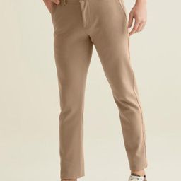 Red Flame Men Slim Fit Stretchable Mid Rise Trousers-picture-23