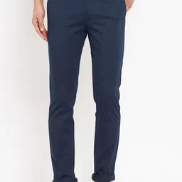 Duke Men Mid-Rise Slim-Fit Cotton Chinos Trousers-picture-17