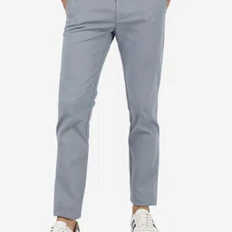 Greenfibre Men Slim Fit Cotton Trousers-image-17