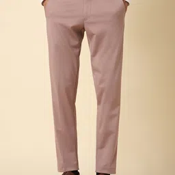 Allen Solly Men Slim Fit Mid Rise Formal Trousers-picture-33