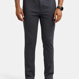 Jockey Men Self Design Textured Original Slim Fit Trousers-picture-12