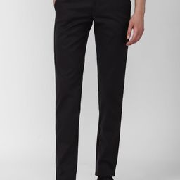 Van Heusen Men Black Slim Fit Trousers-picture-6