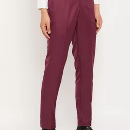 VEI SASTRE Men Smart Slim Fit Formal Trousers image 1