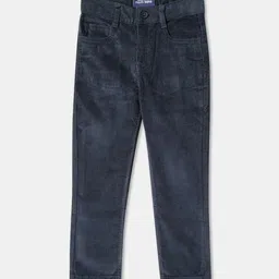 R&B Boys Slim Fit Mid-Rise Plain Cotton Regular Trousers-picture-27