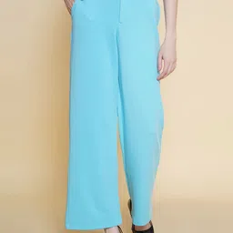 BAESD Women Relaxed Mid-Rise Trousers-picture-32