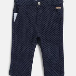 Chicco Boys Printed Relaxed Mid Rise Cotton Trousers-picture-30