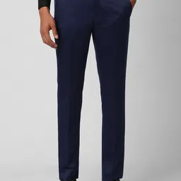 van heusen V Dot Men Mid-Rise Skinny Fit Formal Trousers-picture-36