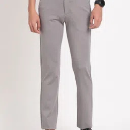 Turtle Men Relaxed Skinny Fit Trousers-image-93