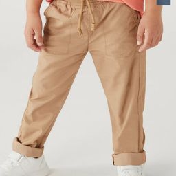 Marks & Spencer Boys Pack of 2 Mid Rise Pure Cotton Trousers-picture-32