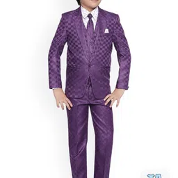 BAESD Printed Single-Breasted 5-Piece Party Suit-picture-10