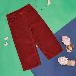Pantaloons Junior Girls Cotton Corduroy Trousers-image-12