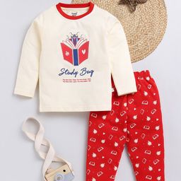 Toonyport Girls Printed Pure Cotton T-shirt With Trousers-picture-14
