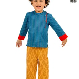 Tiny Bunnies Boys pack Of 2 Printed Pure Cotton Shirt with Trousers-picture-49