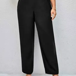 Next One Women Relaxed Loose Fit High-Rise Parallel Trousers-picture-14