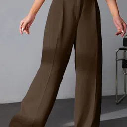 Next One Women Smart Wide Leg Baggy Fit High-Rise Parallel Trouser-picture-24