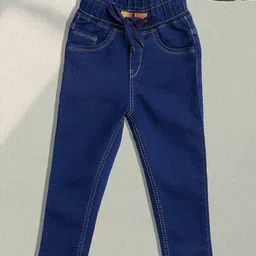 A-Okay Kids Skinny Fit Clean Look Cotton Denim Jogger-image-96