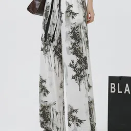 LULU & SKY Women Straight Fit High-Rise Trousers image 4