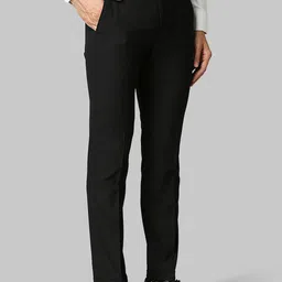 Park Avenue Men Black Formal Trousers image 3