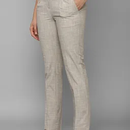 Allen Solly Woman Abstract Printed Pleated Trousers image 2